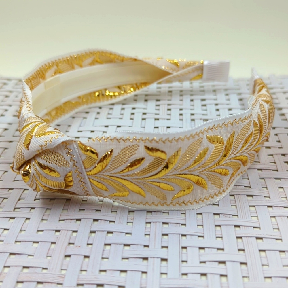 Handmade top knot headband